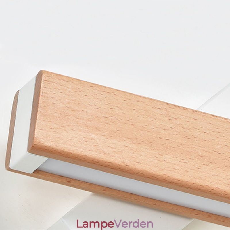 Europa Væglampe i massivt træ Sengevægsbelysning Moderne Simplicity Lamper