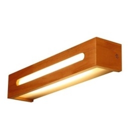 Moderne Væg Trælampe Entré Ganglys Nordic Bedside Væglampe