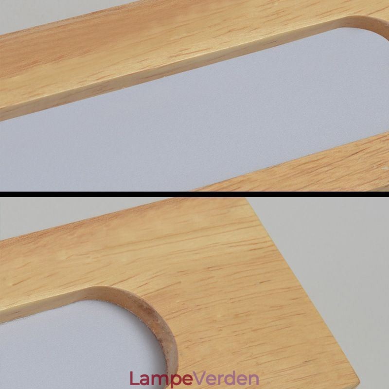 Moderne Væg Trælampe Entré Ganglys Nordic Bedside Væglampe