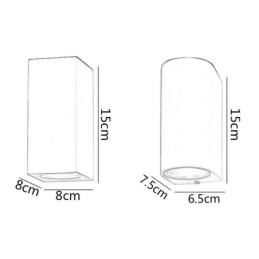 Væglampe Moderne Simpel Aluminium Indendørs Art Væglampe