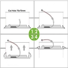 Moderne moderne maleri Metal Flush Mount