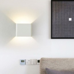 Væglampe Aluminium Balkon Overflademonteret Cube Porch Light