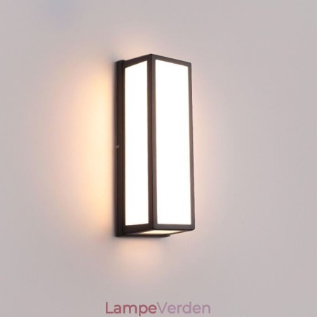 Rektangulær Væglampe Moderne Vandtæt Villa Porch Væglampe Rektangulær Væglampe Moderne Vandtæt Villa Porch Væglampe