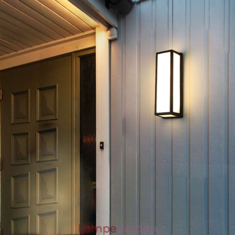 Rektangulær Væglampe Moderne Vandtæt Villa Porch Væglampe