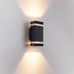 Simpel aluminium væglamper Vandtæt væglampe Gårdhave