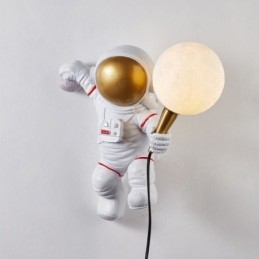 Moderne Væglampe Creative Astronaut Resin Væglampe Børn