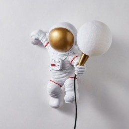 Moderne Væglampe Creative Astronaut Resin Væglampe Børn