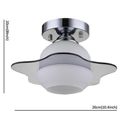 Moderne Loftslys Flush Mount 1 Lys Contemporary Metal