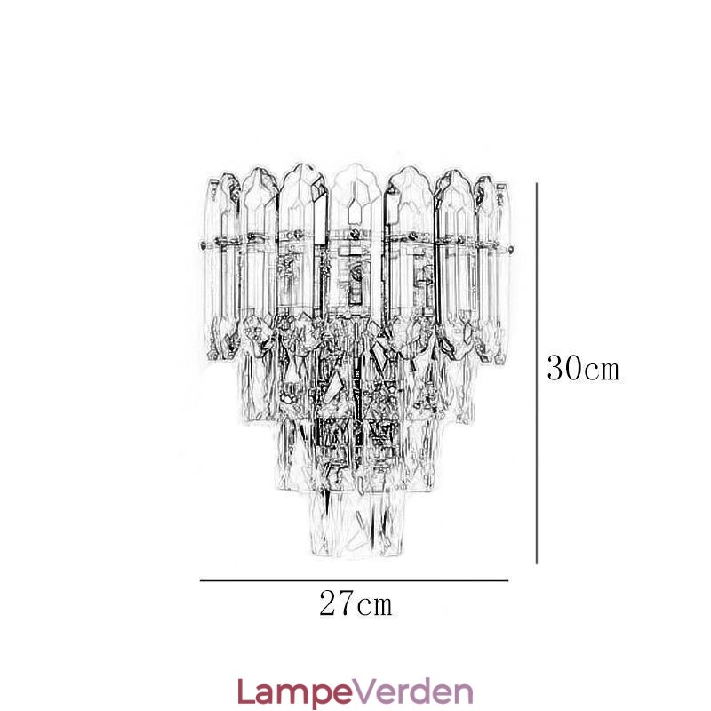Krystal Væglampe Væglampe Moderne K9 Krystal Væglampe