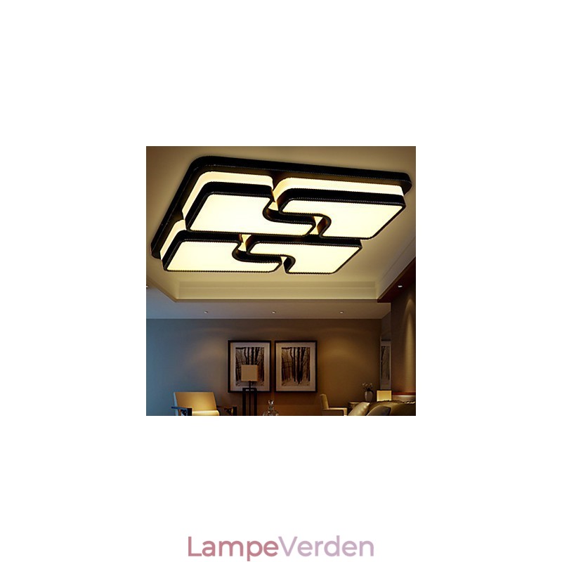 Moderne moderne metal flush Mount