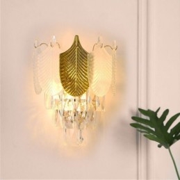 Crystal Wall Sconce Moderne væglampe 2X base