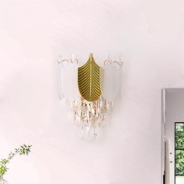 Crystal Wall Sconce Moderne væglampe 2X base