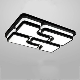 Moderne moderne metal flush Mount