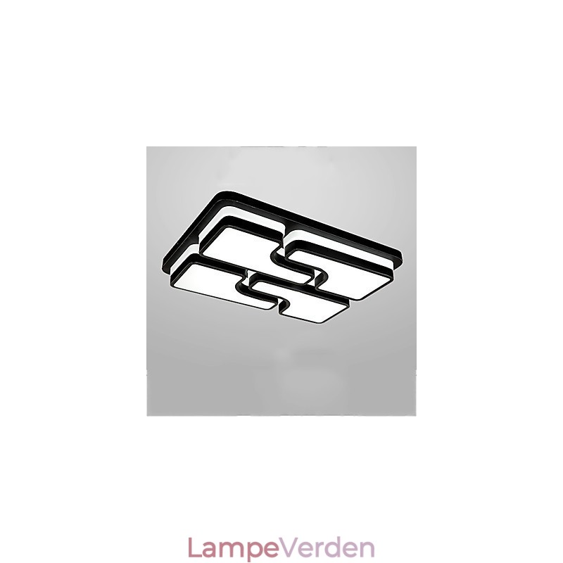 Moderne moderne metal flush Mount