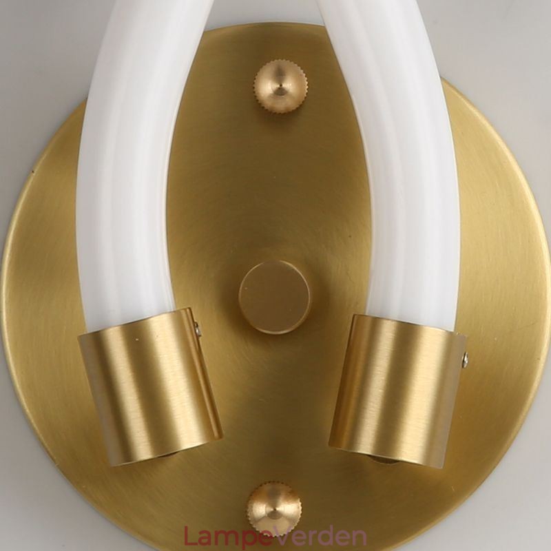Moderne Væglampe Kreativitet Sconce Væglampe Kobber Fårehorn 2 lys