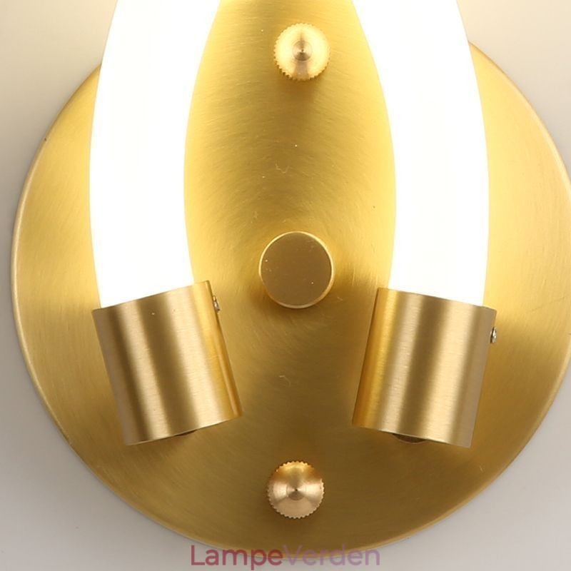 Moderne Væglampe Kreativitet Sconce Væglampe Kobber Fårehorn 2 lys