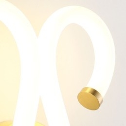 Moderne Væglampe Kreativitet Sconce Væglampe Kobber Fårehorn 2 lys