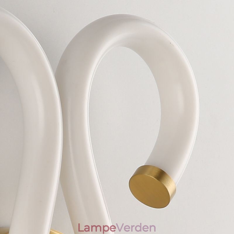 Moderne Væglampe Kreativitet Sconce Væglampe Kobber Fårehorn 2 lys