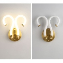 Moderne Væglampe Kreativitet Sconce Væglampe Kobber Fårehorn 2 lys