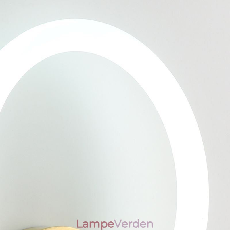 Moderne Væglamper Runde Ringvægslamper Tricolor dæmpning