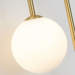 Globe Glas Væglampe Belysning Moderne Messing Væglampe