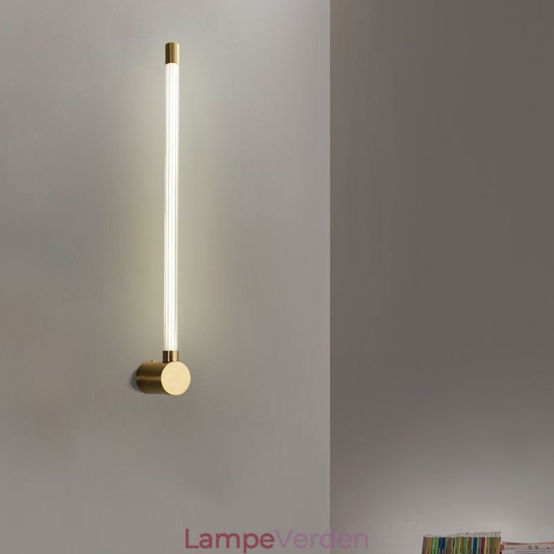 Messing Sconce Modern Acryl Strip Væglampe