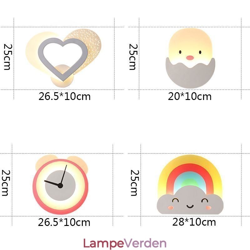 Akryl væglampe Dejlig Sconce Light