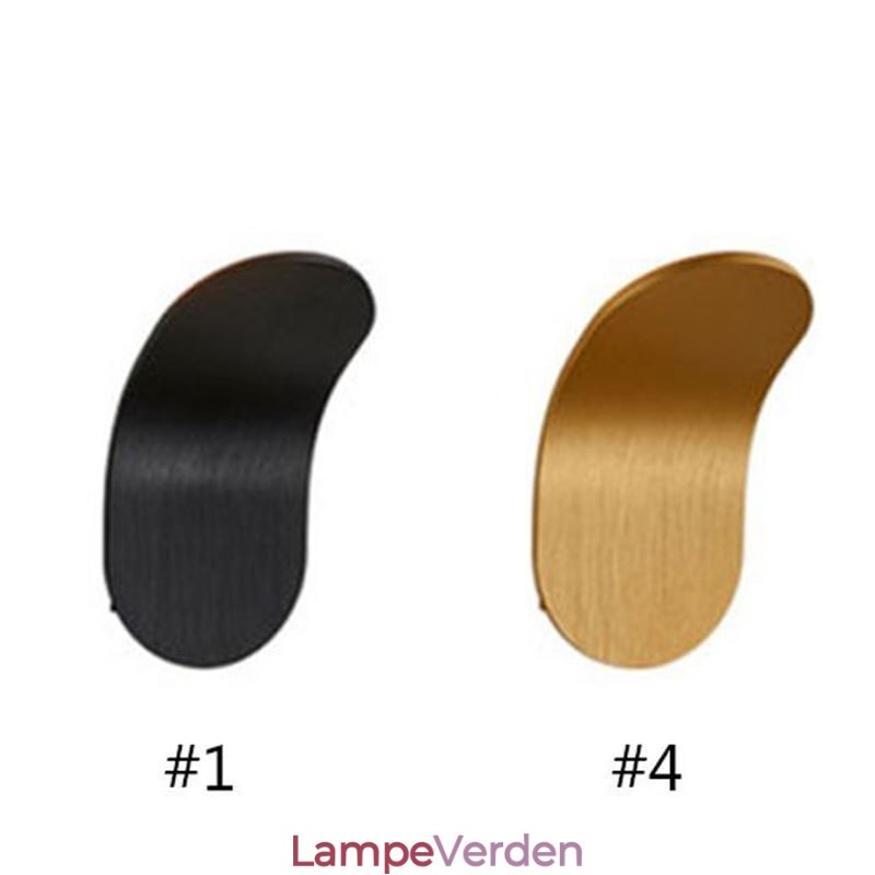 Minimalistisk væglampe i aluminium