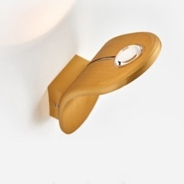 Minimalistisk væglampe i aluminium