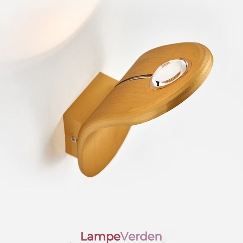 Minimalistisk væglampe i aluminium