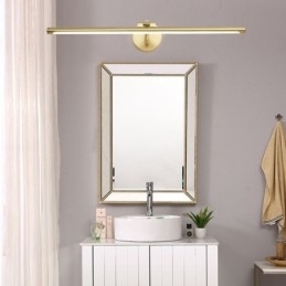 Nordic Mirror Front Light Messing Akryl Væglampe