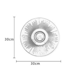Nordic Messing Væglampe Udhulet Rund Form Sconce Light