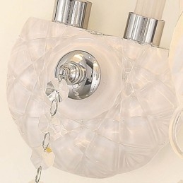 Klassisk europæisk stil Crystal Sconce Elegant væglampe