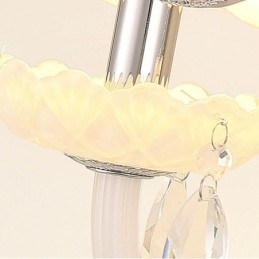 Klassisk europæisk stil Crystal Sconce Elegant væglampe