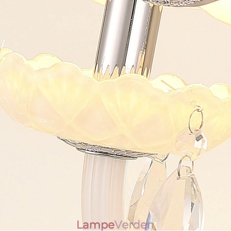 Klassisk europæisk stil Crystal Sconce Elegant væglampe