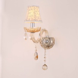 Elegant Crystal Sconce Væglysgang i europæisk stil
