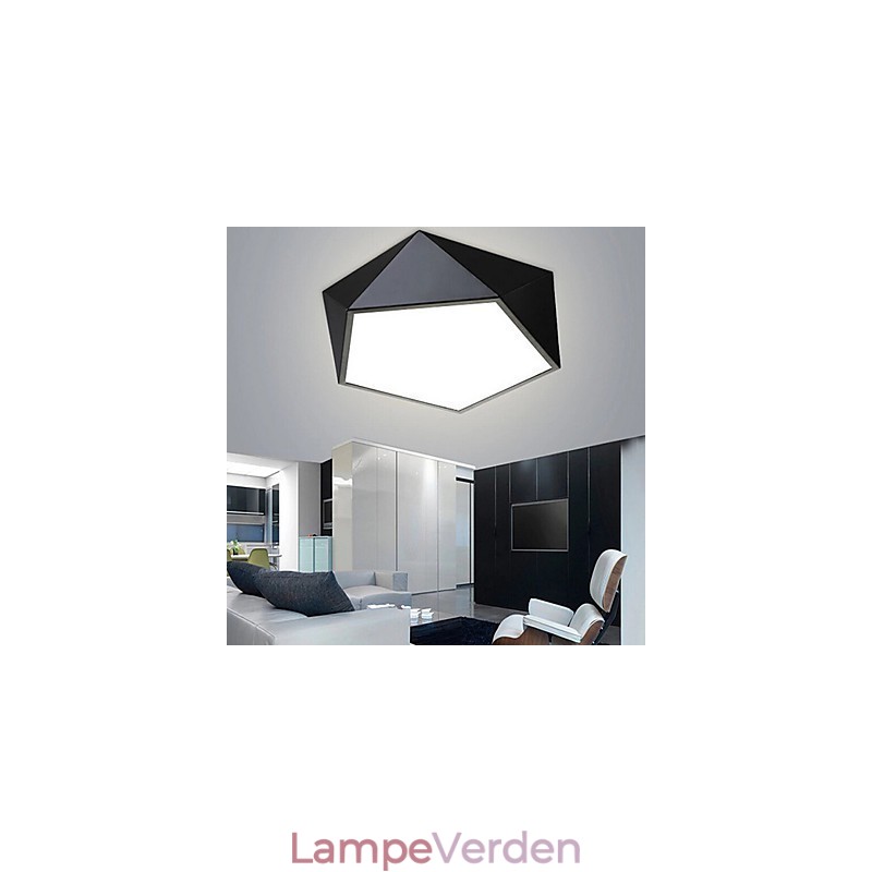 Monteret moderne natlampe hvid+varm hvid farve loftslamper