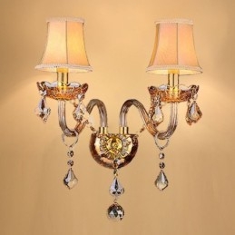 European Crystal Sconce Elegant To Light Wall Light Stairs