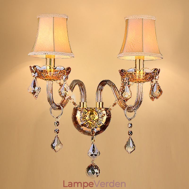 European Crystal Sconce Elegant To Light Wall Light Stairs