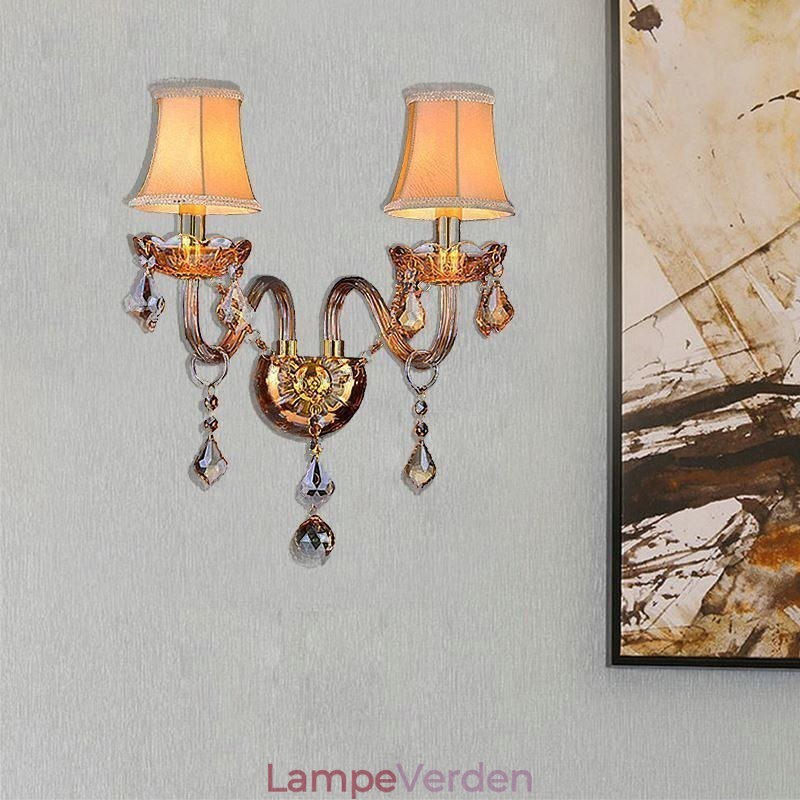 European Crystal Sconce Elegant To Light Wall Light Stairs
