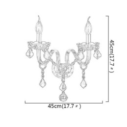 European Crystal Sconce Elegant To Light Wall Light Stairs