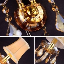 European Crystal Sconce Elegant To Light Wall Light Stairs