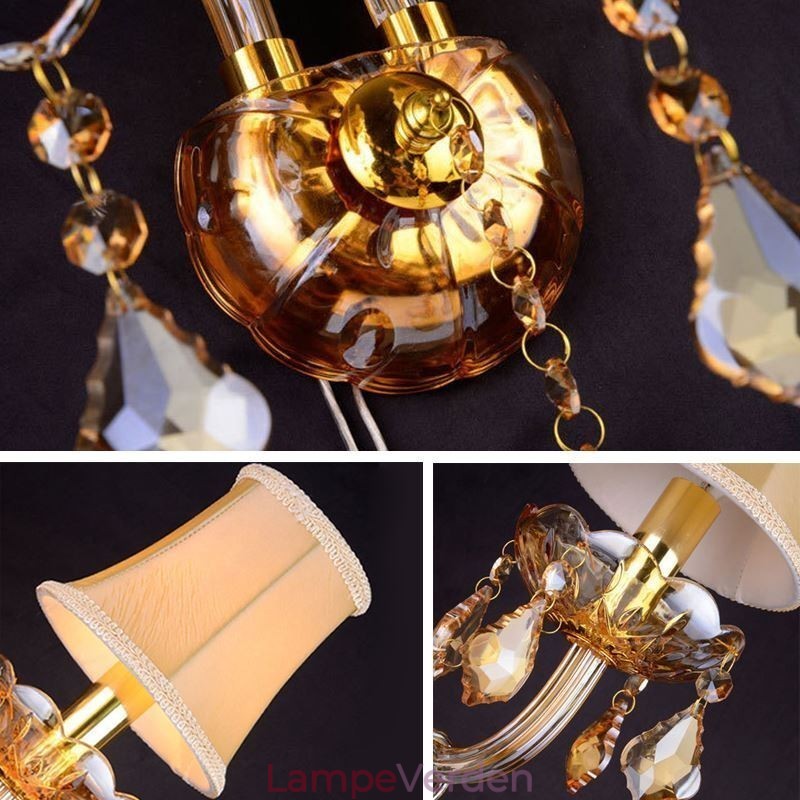 European Crystal Sconce Elegant To Light Wall Light Stairs