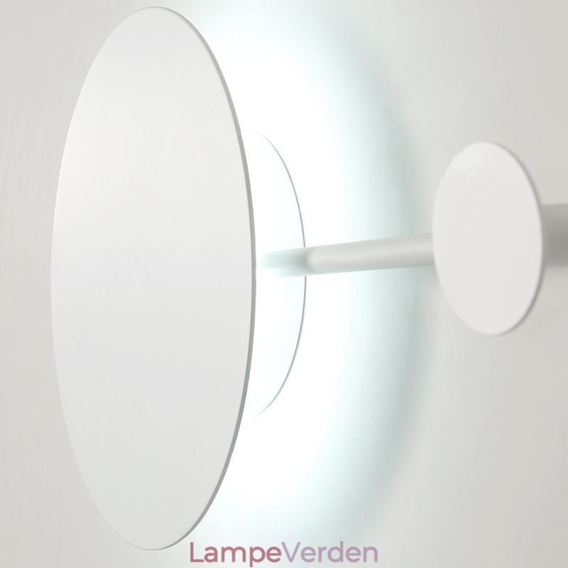 Moderne Væglampe Cirkulær Væglampe Sort Krog Sconce Sengelampe