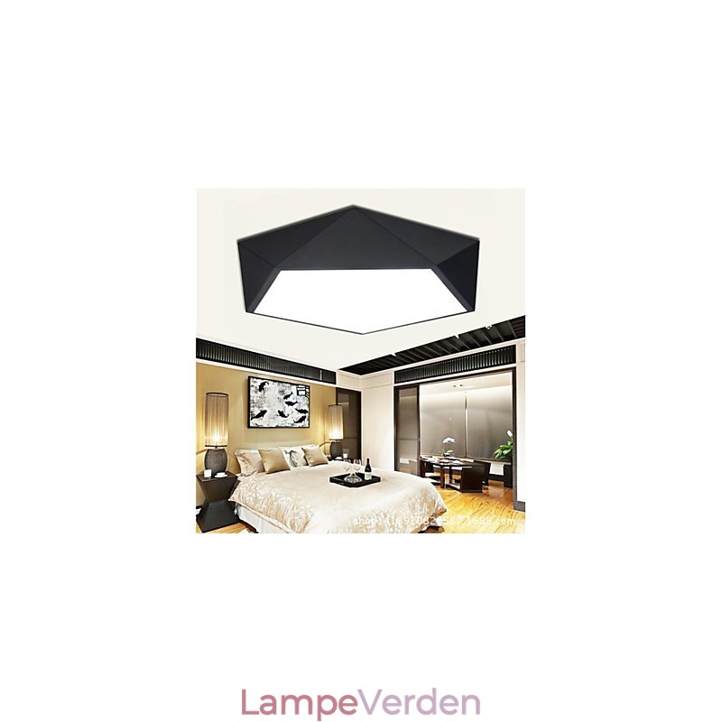 Monteret moderne natlampe hvid+varm hvid farve loftslamper