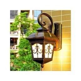 Europæisk Retro Udendørs Væglampe Vandtæt Arrow Flower Wall Sconce