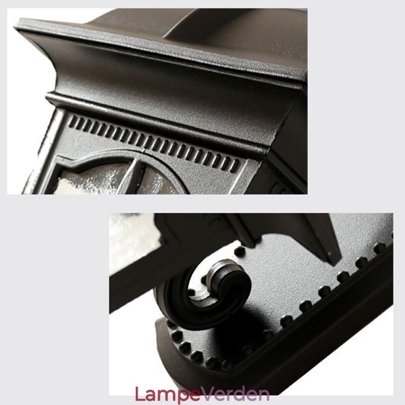 Europæisk Retro Udendørs Væglampe Vandtæt Arrow Flower Wall Sconce