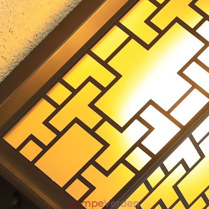 Kinesisk udendørs væglampe Vandtæt vinduesgitter væglampe