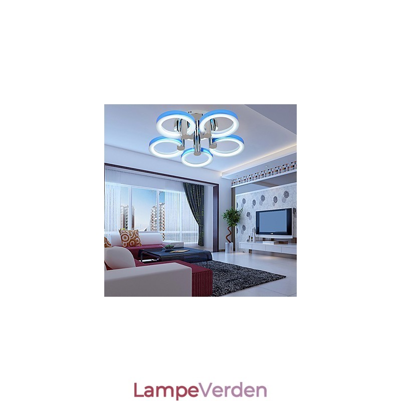 Moderne moderne mini stil galvaniseret flush Mount