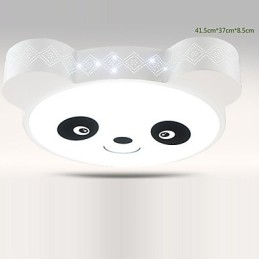 Fjernbetjening Flush Mount Loftslampe Moderne Hvid+Varmhvidt Lys Med Fjernbetjening